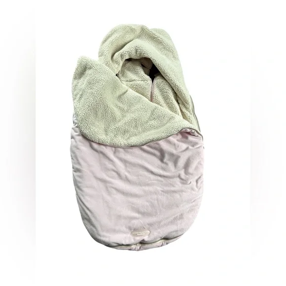 JJ COLE Toddler / Baby Large Bundle Me Cozy Pink and Cream Stroller Footmuff - Picture 1 of 5